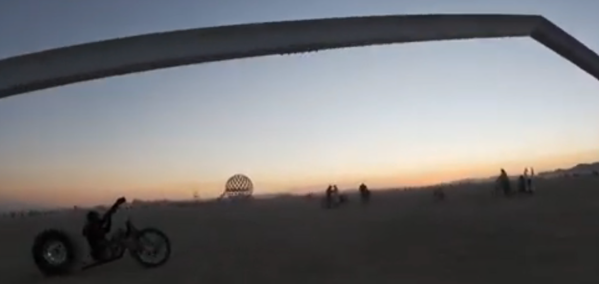 Beam, an early morning ride at Burning Man